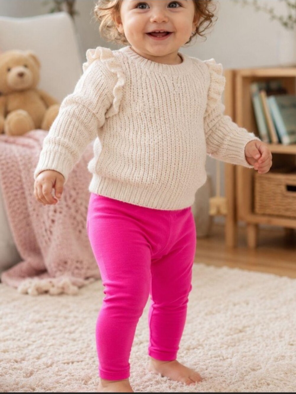 New Cat & Jack Hot Pink Toddler Girls' Leggings